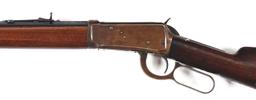 (C) WINCHESTER MODEL 1894 LEVER ACTION SHORT RIFLE IN 38-55.