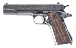 (C) TRANSITIONAL MODEL COLT 1911A1 SEMI AUTOMATIC PISTOL (1924).