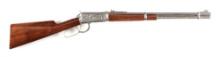 (C) PRE WAR ENGRAVED WINCHESTER MODEL 94 LEVER ACTION CARBINE.