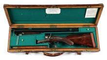 (A) WALTER LOCKE & CO 8 BORE DOUBLE RIFLE.