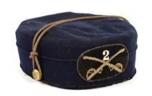 US INDIAN WARS M1872 PILLBOX HAT.