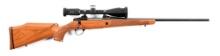 (M) DELUXE SAKO MODEL AV BOLT ACTION RIFLE IN .270 WITH SWAROVSKI SCOPE.