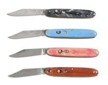 LOT OF 4: EDGEMASTER AUTOMATIC KNIVES.