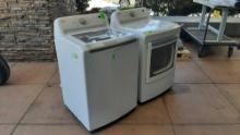 (2) LG Washer and Electric Dryer Set*PREVIOUSLY INSTALLED*