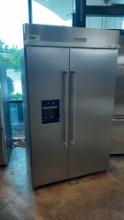 KitchenAid - 29.4 Cu. Ft. Side-by-Side Built-In Refrigerator with Ice and Water Dispenser