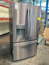 GE Energy Star 22.1 Cu. Ft. Counter-Depth Fingerprint Resistant French-Door Refrigerator*COLD*