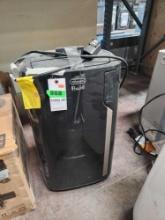 De'Longhi Black Portable Air Cooler with Remote Control and Dehumidifier