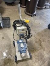 Cart mounted pump w/VFD