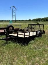 12X77 SHOP MADE UTILITY TRAILER W/ GATE