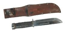 US Military WWII Issue Cattaraugus Fighting Knife (A)