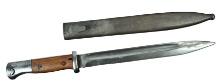*German Military WWII 98k Mauser Rifle Bayonet (VDM)