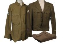 US Army Air Forces WWII issue 5th Air Force Ike Jacket, Shirt & Trousers (A)