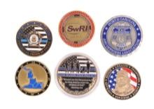 Local Law Enforcement and Company Challenge Coins (TBM)