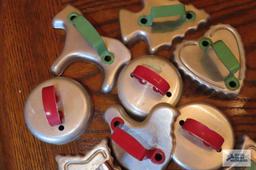 vintage cookie cutters with tin handles