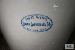 Red Wing stoneware jug