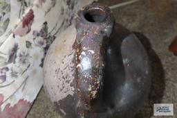 Antique jug with handle