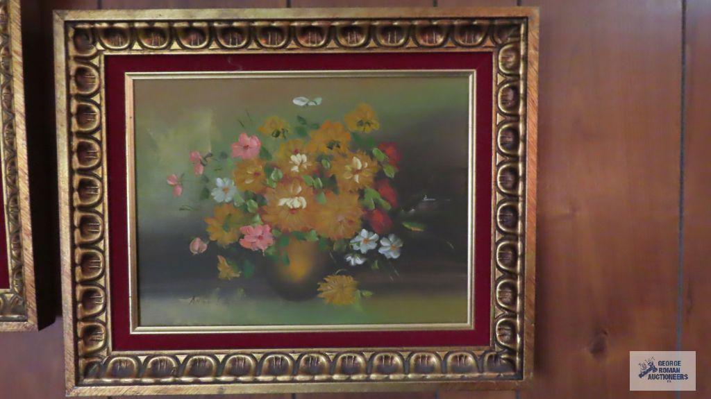 vase of flowers paint on canvas by Angela