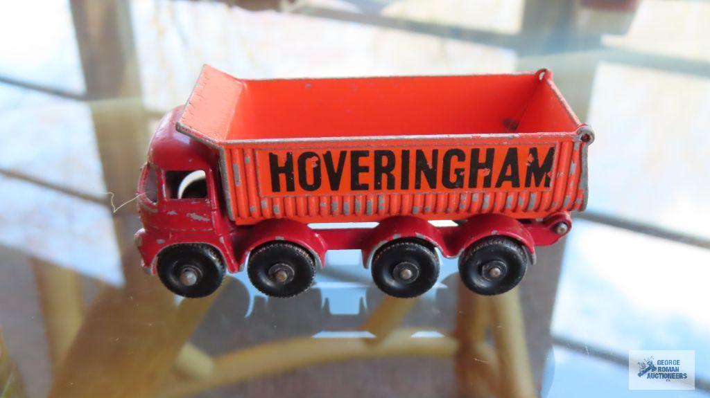 Douglas and Hoveringham tipper trucks made in England by Lesney