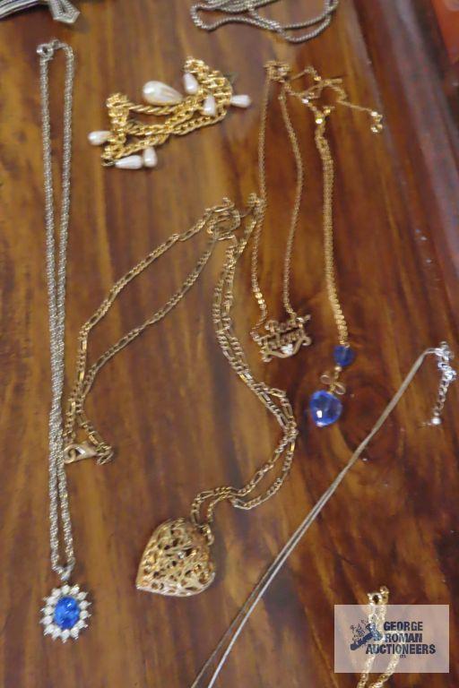 large variety of costume jewelry necklaces