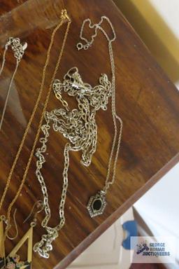 large variety of costume jewelry necklaces