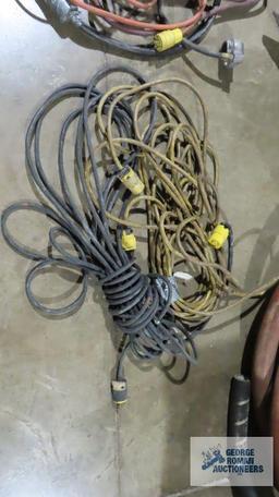 Lot of heavy duty extension cords