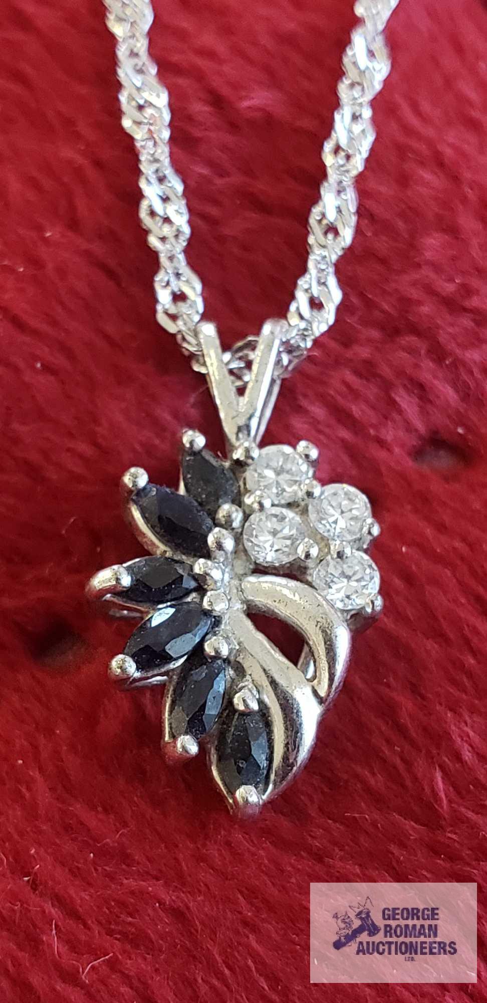 Silver colored chain, marked 14K Milor Italy, approximate total weight is 1.48 G with silver colored