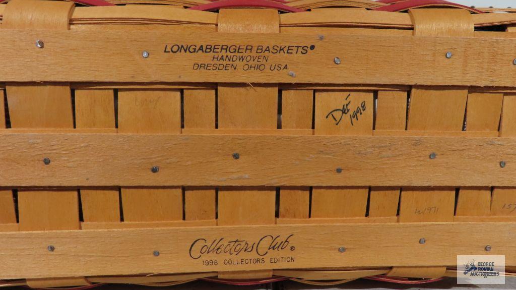 Longaberger 1998 25th anniversary basket
