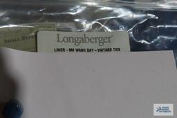 Longaberger assorted basket liners