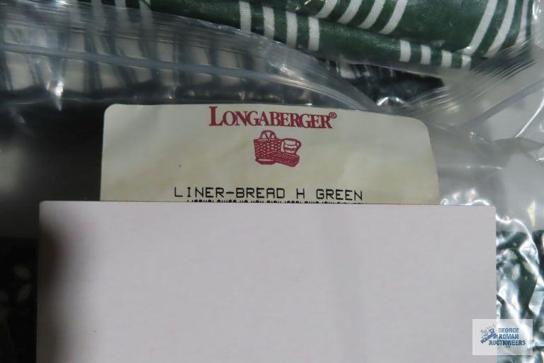 Longaberger assorted basket liners