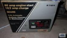 Craftsman battery charger/ maintainer with box