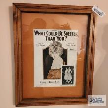 Jerome...H Remick, and Co. sheet music cover of what could be sweeter than you