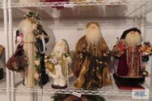 Lot of Santa figurines