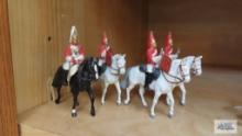 Toy English military figures