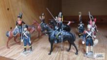 Toy metal military figures