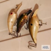 Three assorted fishing lures