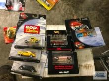 (5) ASSORTED COLLECTIBLE CARS. SEE PICTURES FOR TYPE AND MODELS.