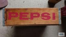 Vintage Pepsi Cola wooden crate