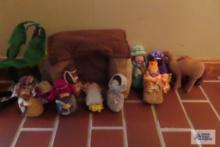 cloth nativity figures