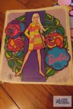 vintage 1967 Barbie doll case with clothes and accessories
