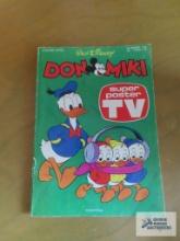 Walt Disney Don & Miki super poster TV comic book