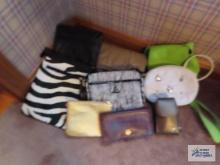Assorted purses