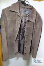 Willismith leather jacket,...size large