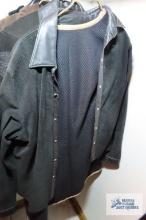 Paolo Santini leather jacket, size twelve