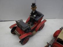 Metal Desk Top Car and Litho Metal 1901 Model Car Battery Operated