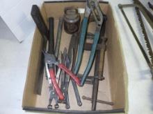 Assorted Tools and Hack Saws
