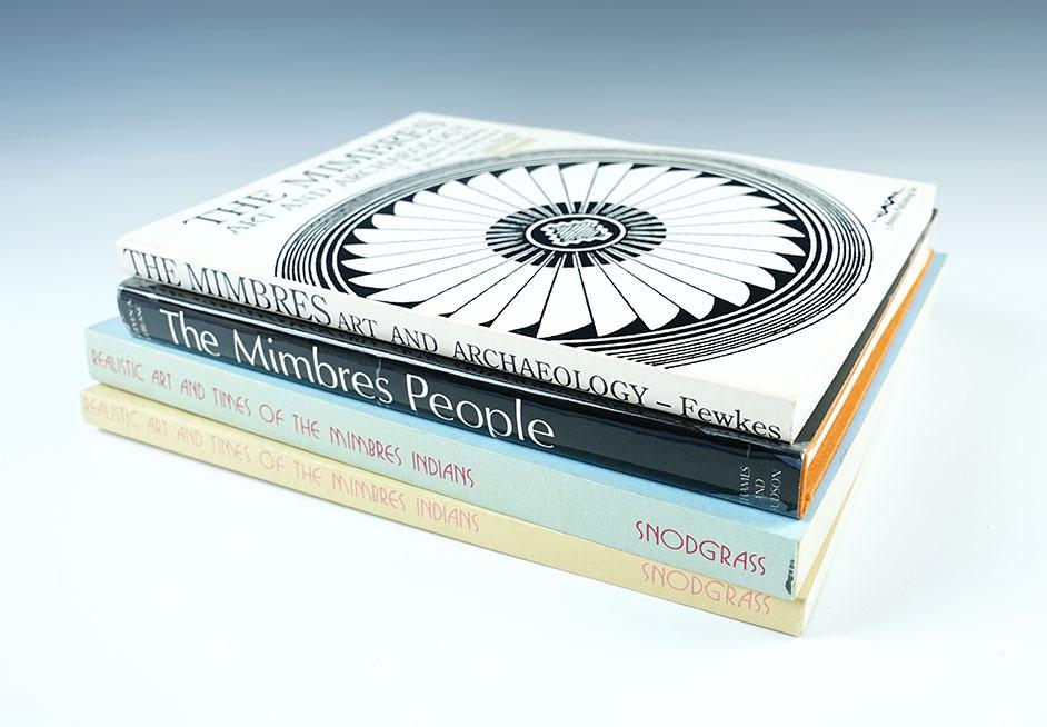 Set of 4 Books: The Mimbres Art and Archaeology, The Mimbres People, & more.