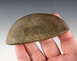 Nicely polished 4" Boatstone found around Fort Smith, Sebastian Co., Arizona.