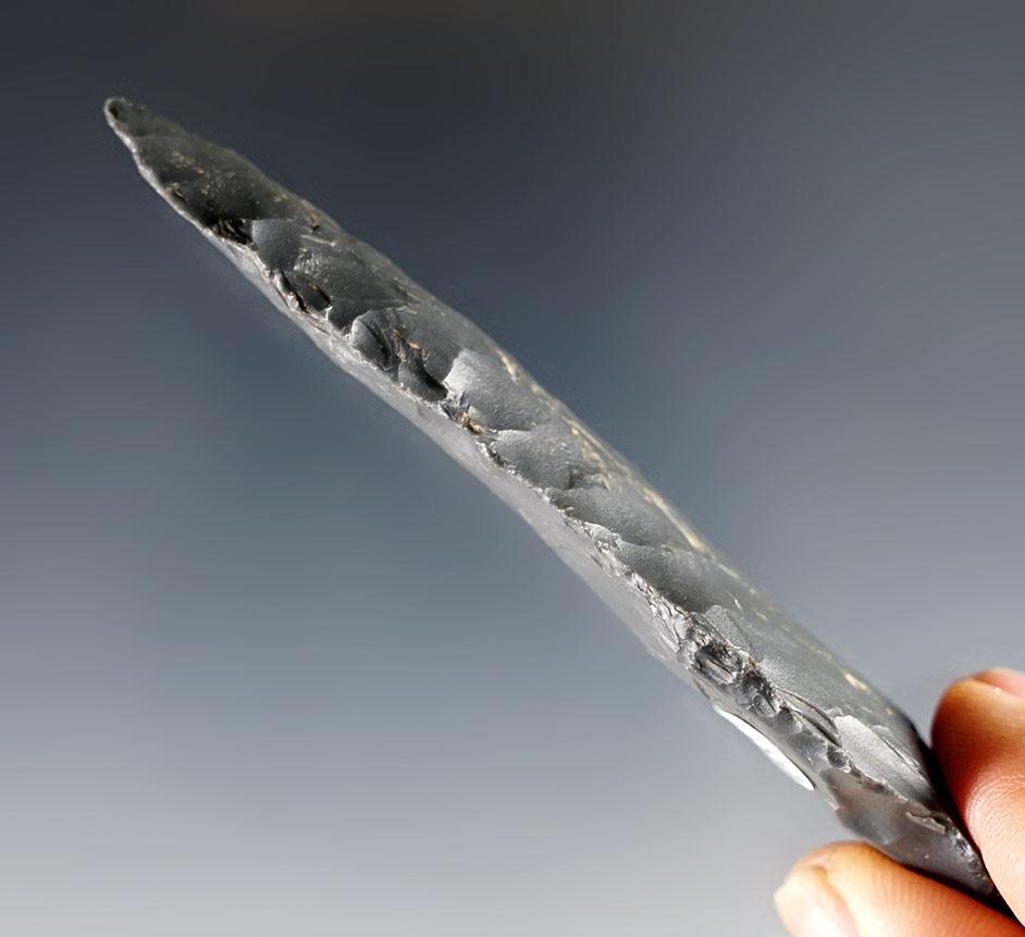 3 11/16" Wahmuza Knife made from Dacite. Found around Warner Valley, Lake Co., Oregon.