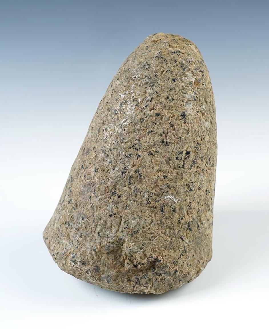 4 1/2" tall Conical Stone Pestle recoverd in Indiana.