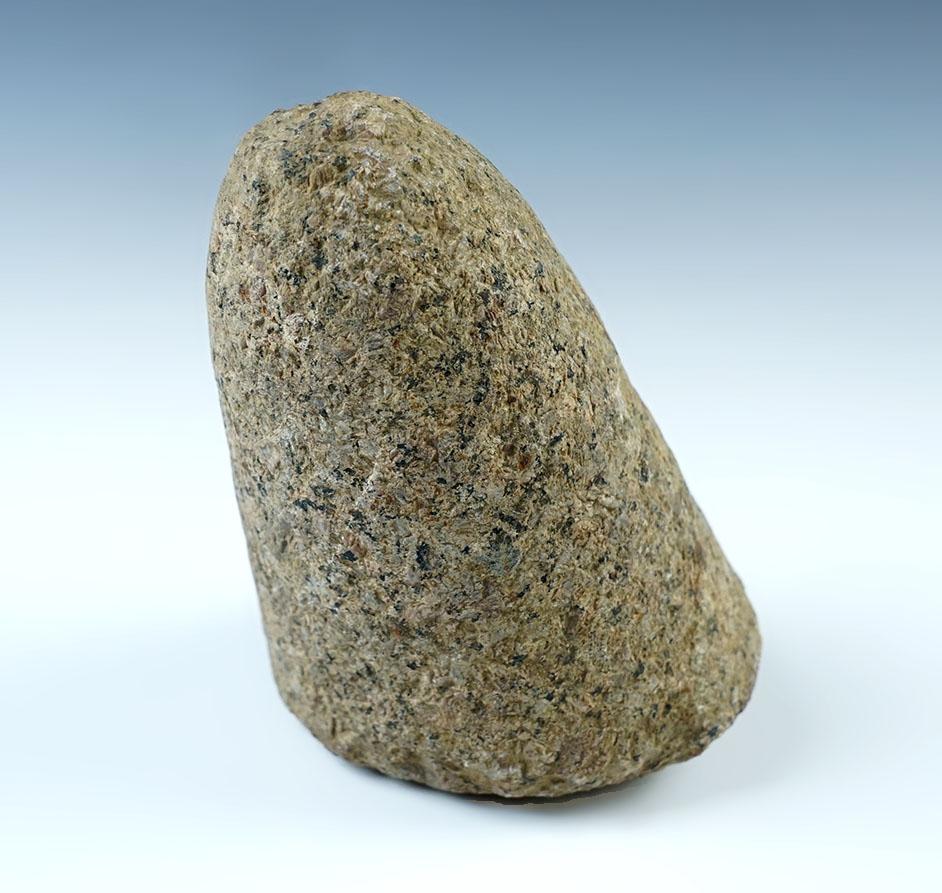 4 1/2" tall Conical Stone Pestle recoverd in Indiana.